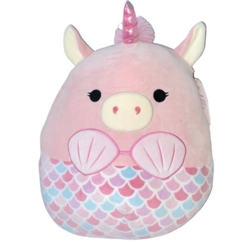 KellyToys Squishmallow 14” Makena the Unicorn Mermaid